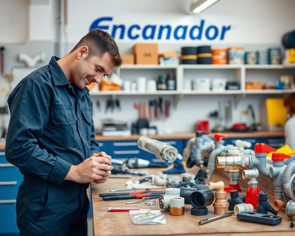 Áreas de Atendimento para Conserto de Cano