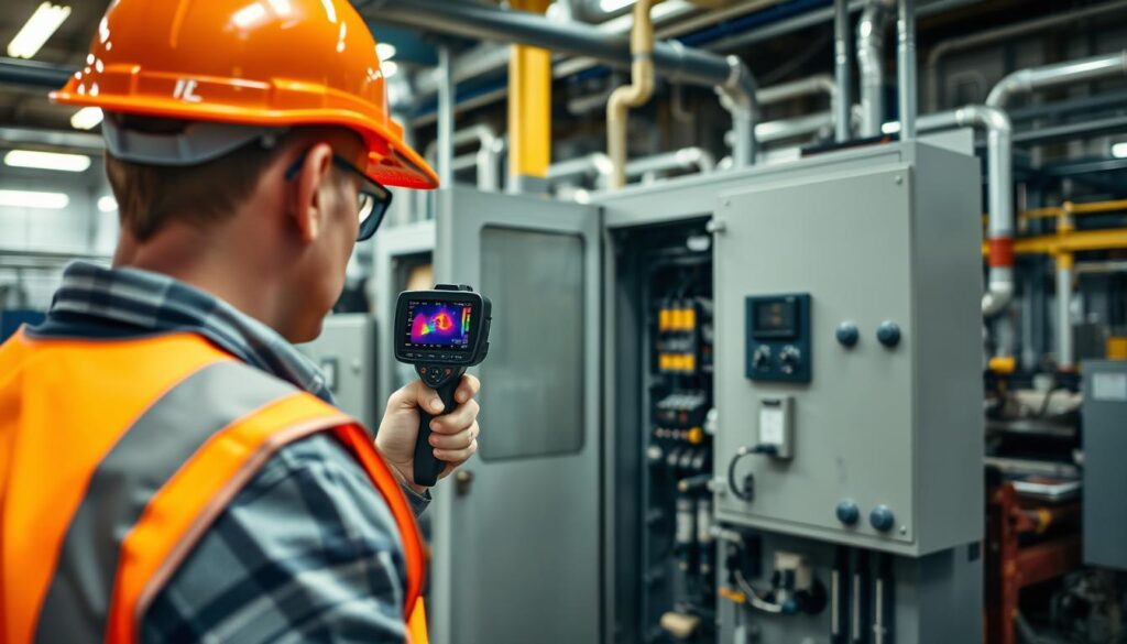 manutenção preventiva com termografia